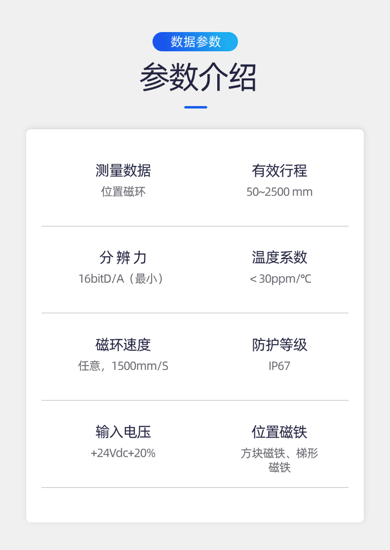 EPB磁致伸縮位移傳感器(支持定制)(圖8)