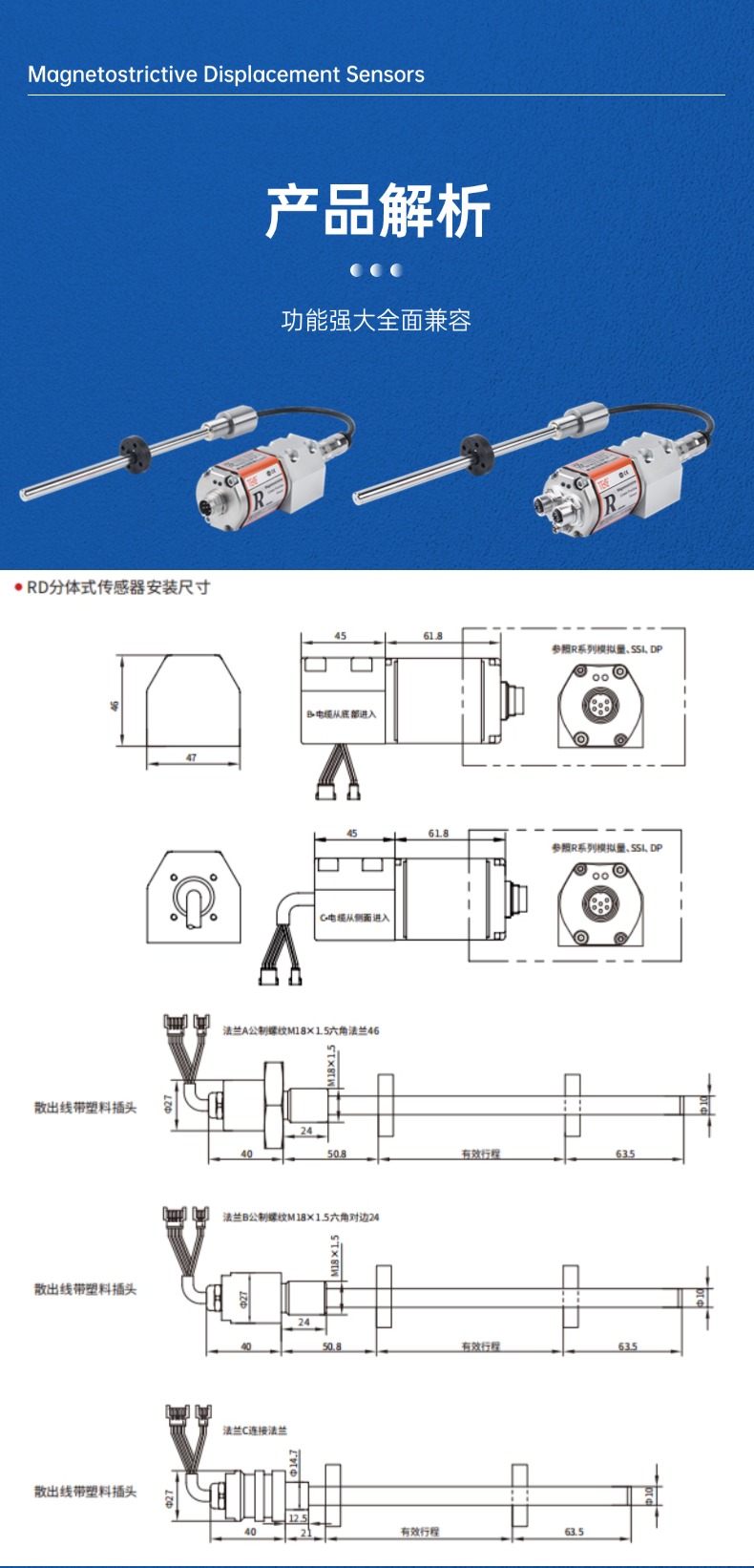 RD磁致伸縮位移傳感器(圖4)